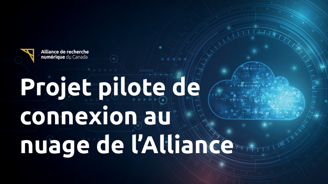 Projet pilote de connexion au nuage de l’Alliance. Image d'infonuagique.